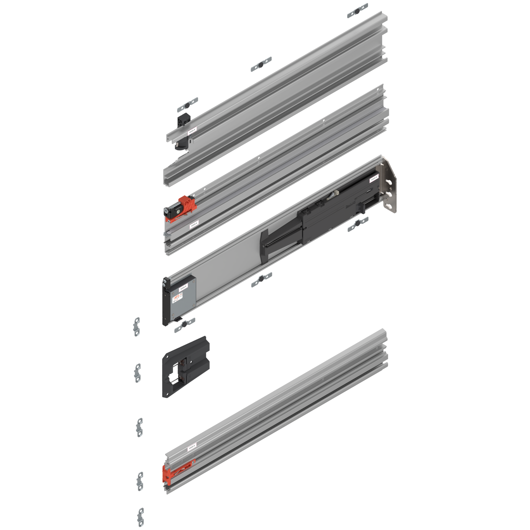 Blum Revego duo Pocket Profile Set - NL 450mm