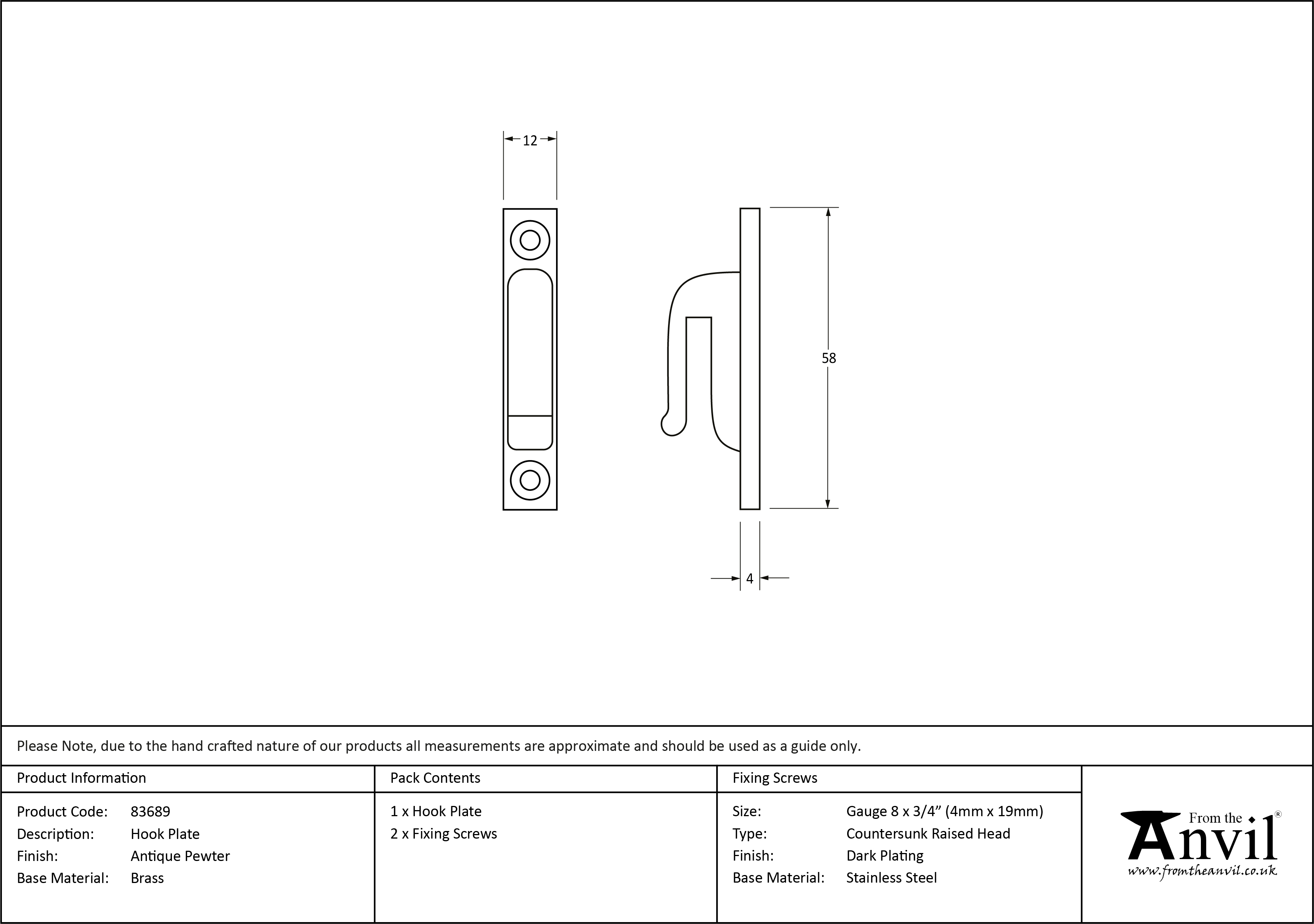Hook Plate