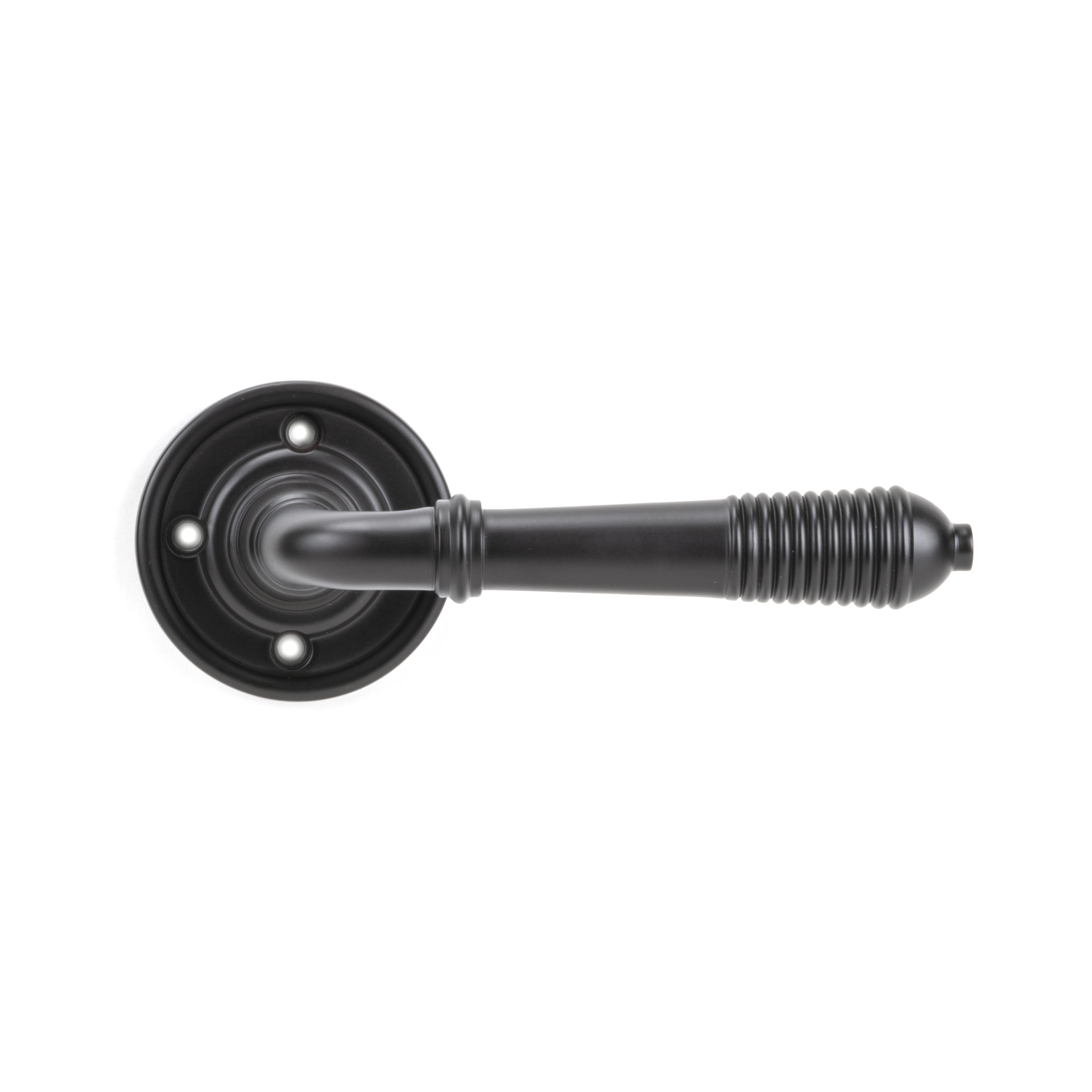 Reeded Lever on Rose Set