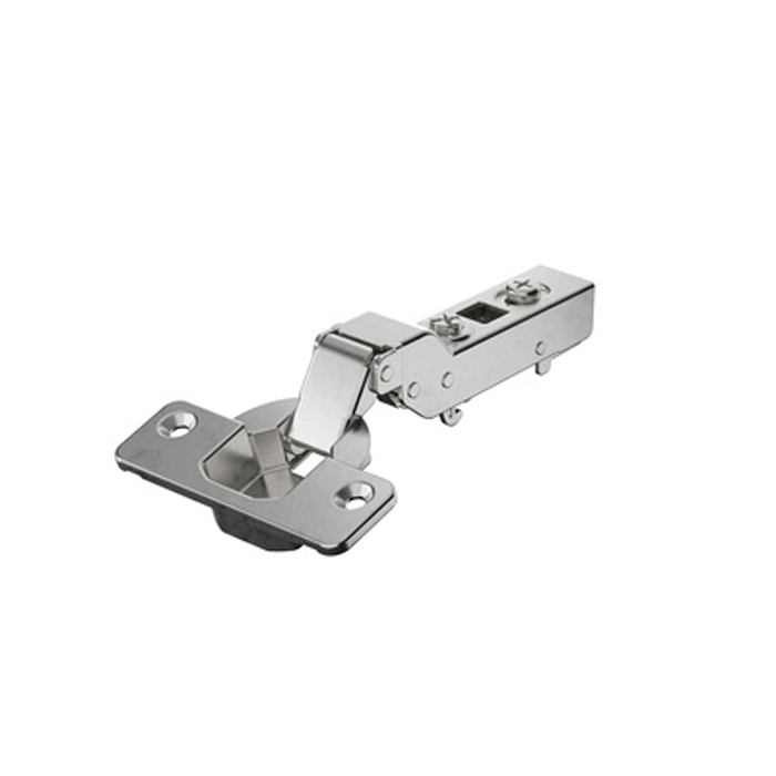 P-Veosys Stainless Steel Hinge - 105° Soft Close - 14 - 22mm Door Thickness - Half Overlay 