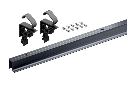 P-WingLine L Profile Track set - without Bottom Guide 1200mm - Anthracite