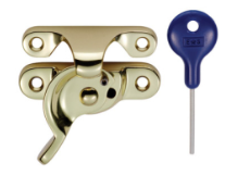 Locking Sash Fastener - Fitch - Polished Chrome