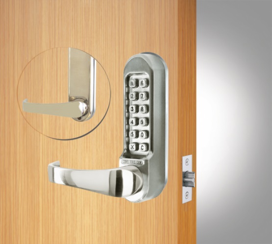 Digital Lock with Lever Handles and Code Free Option