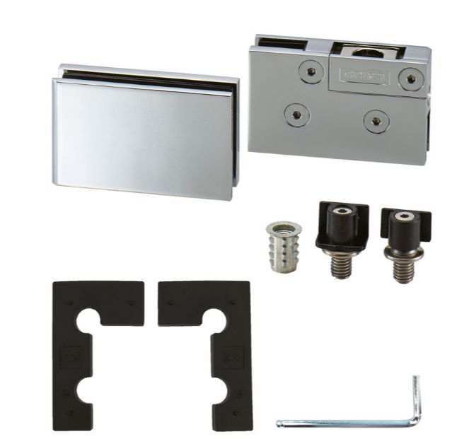 Glass Inset Hinge Will Suit 6 - 8mm Glass