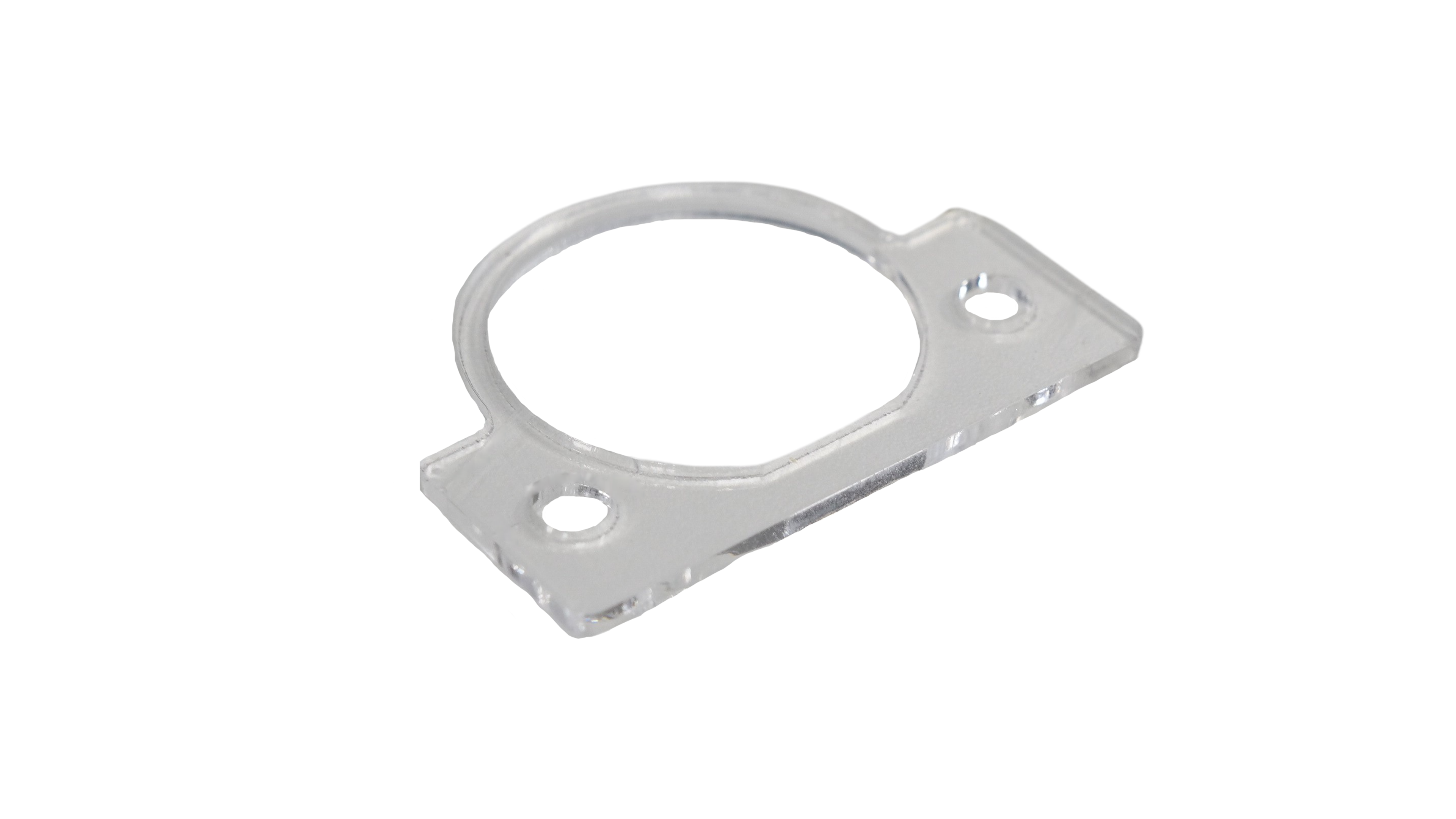 Heavy Duty Concealed Cabinet Hinge 5mm Boss Spacer - Clear