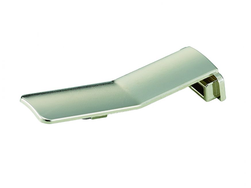 HD Concealed Cabinet Hinge Half Overlay Arm Cover Plate - Nickel