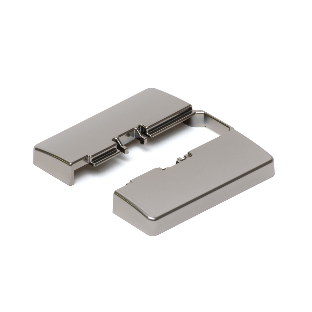 Sugatsune Heavy Duty Concealed Cabinet Door Hinge - Mounting Plate Cover - Black Nickel