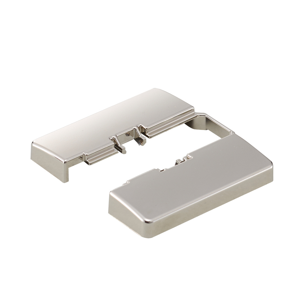 Sugatsune Heavy Duty Concealed Cabinet Door Hinge - Mounting Plate Cover - Nickel