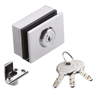 Glass Door Lock Will Suit 6 - 8mm Glass - Keyed Alike