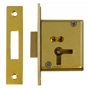 ASEC 15 4 Lever Cut Cupboard Lock-64mm SB KD RH