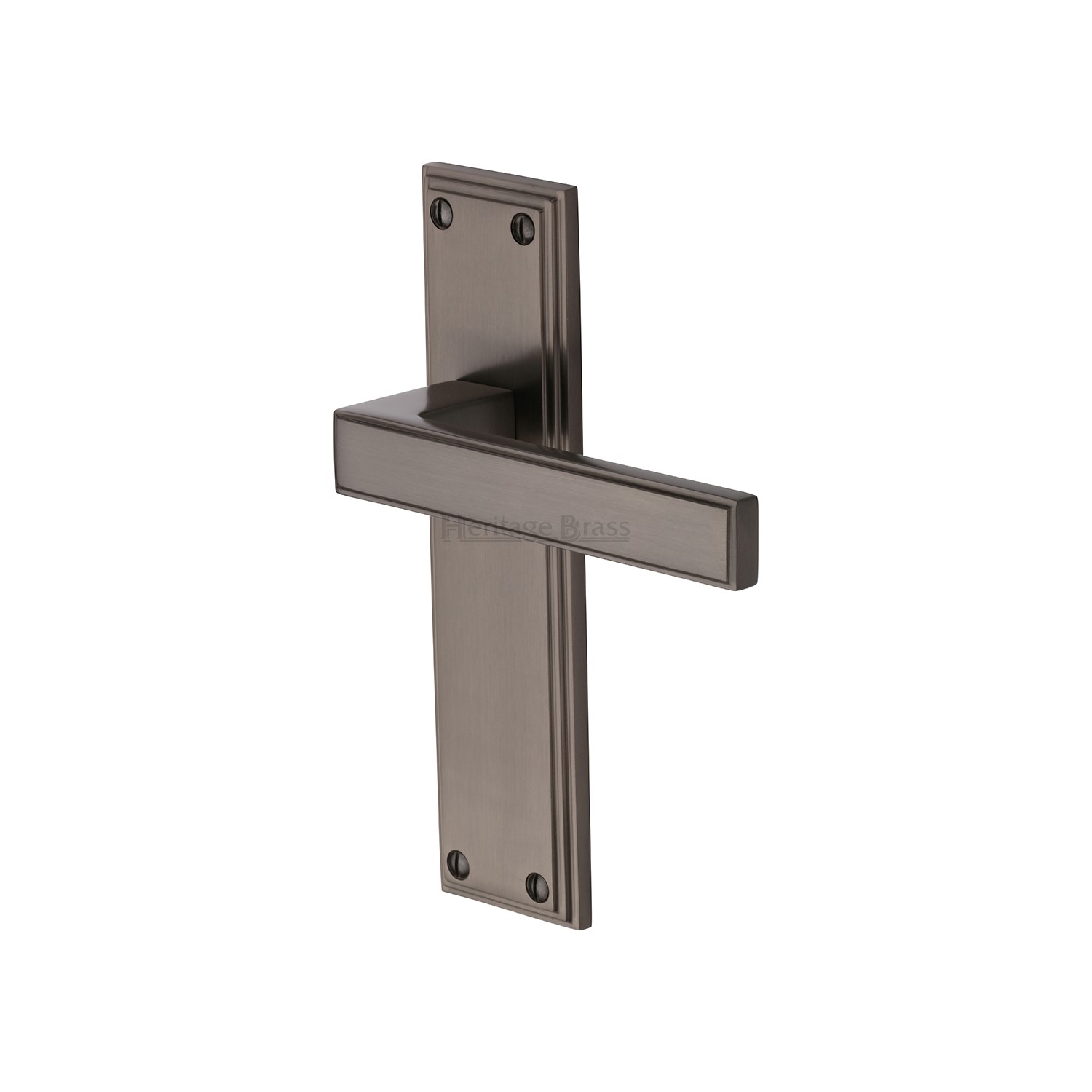 Heritage Brass Door Handle Lever Latch Atlantis Design