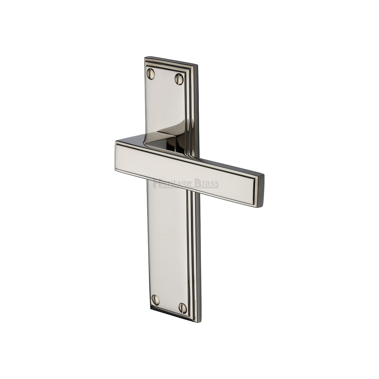 Heritage Brass Door Handle Lever Latch Atlantis Design
