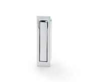 Square Sliding Door Edge Pull - Dark Bronze PVD