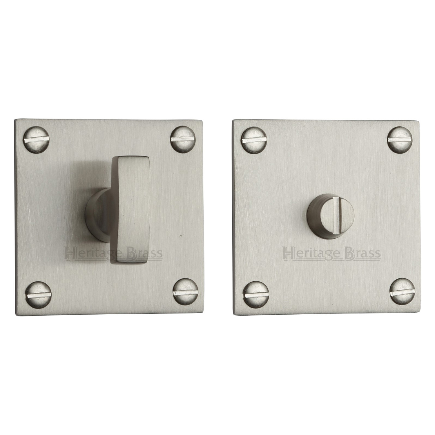Heritage Brass Square Low profile Thumbturn & Emergency Release