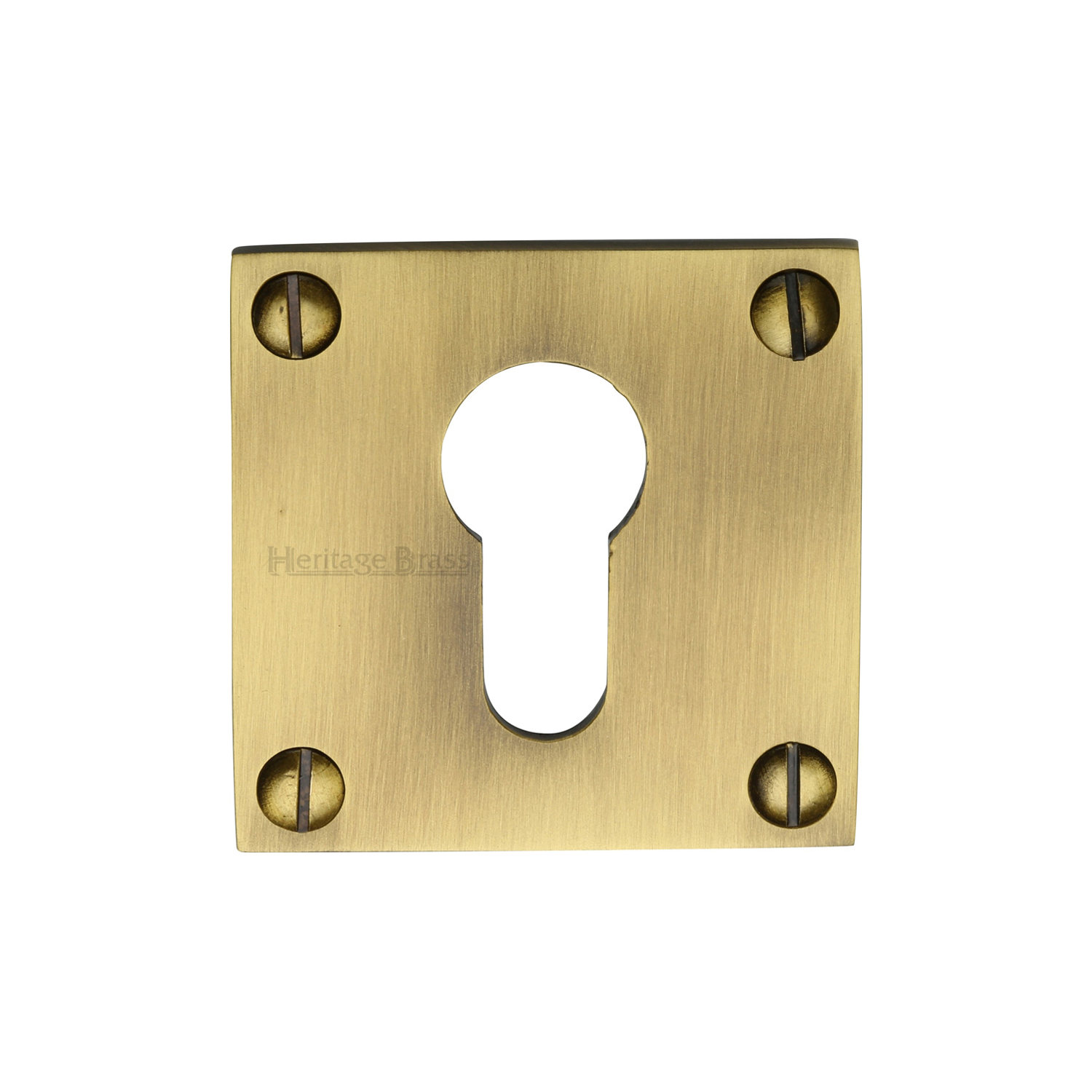 Heritage Brass Euro Profile Cylinder Escutcheon