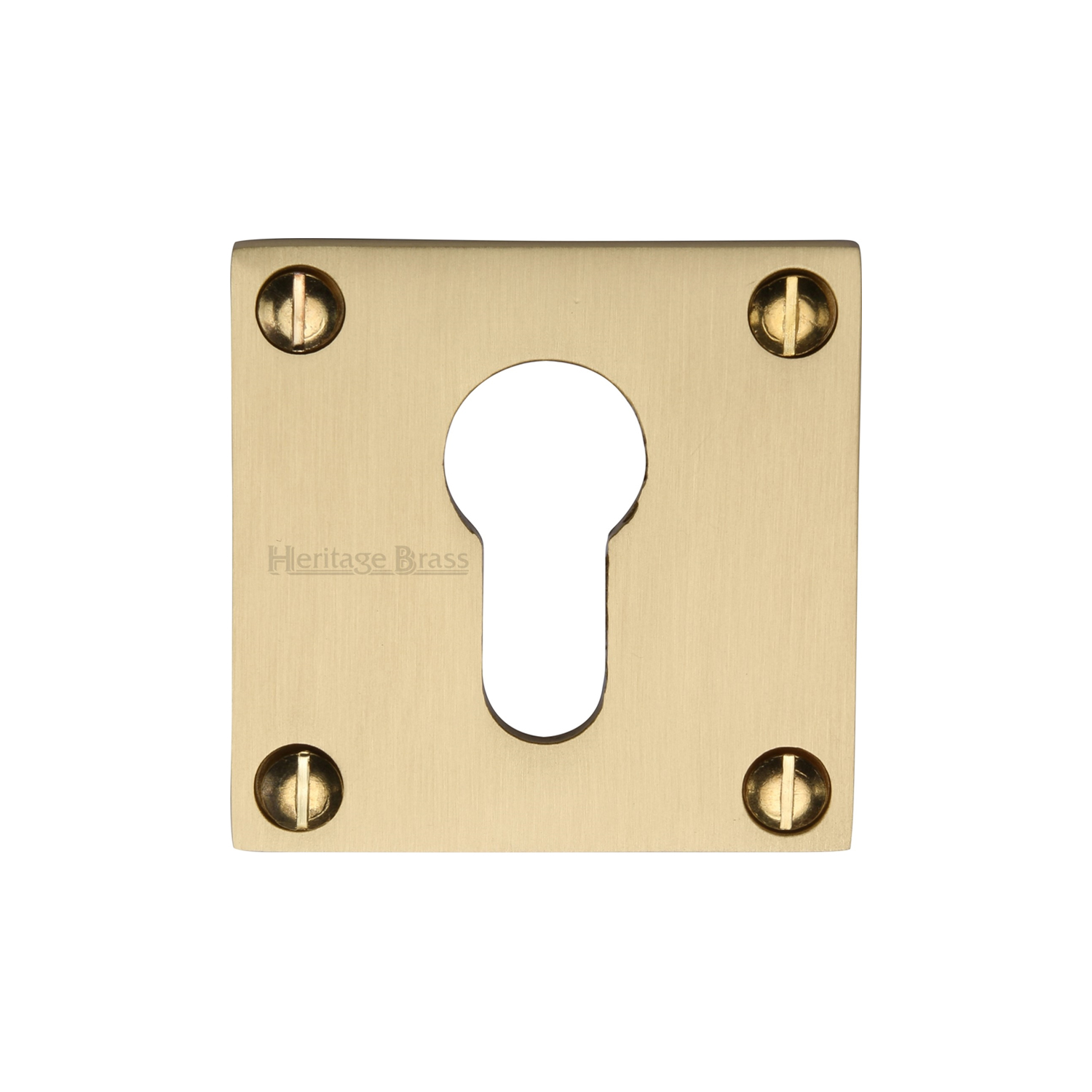 Heritage Brass Euro Profile Cylinder Escutcheon