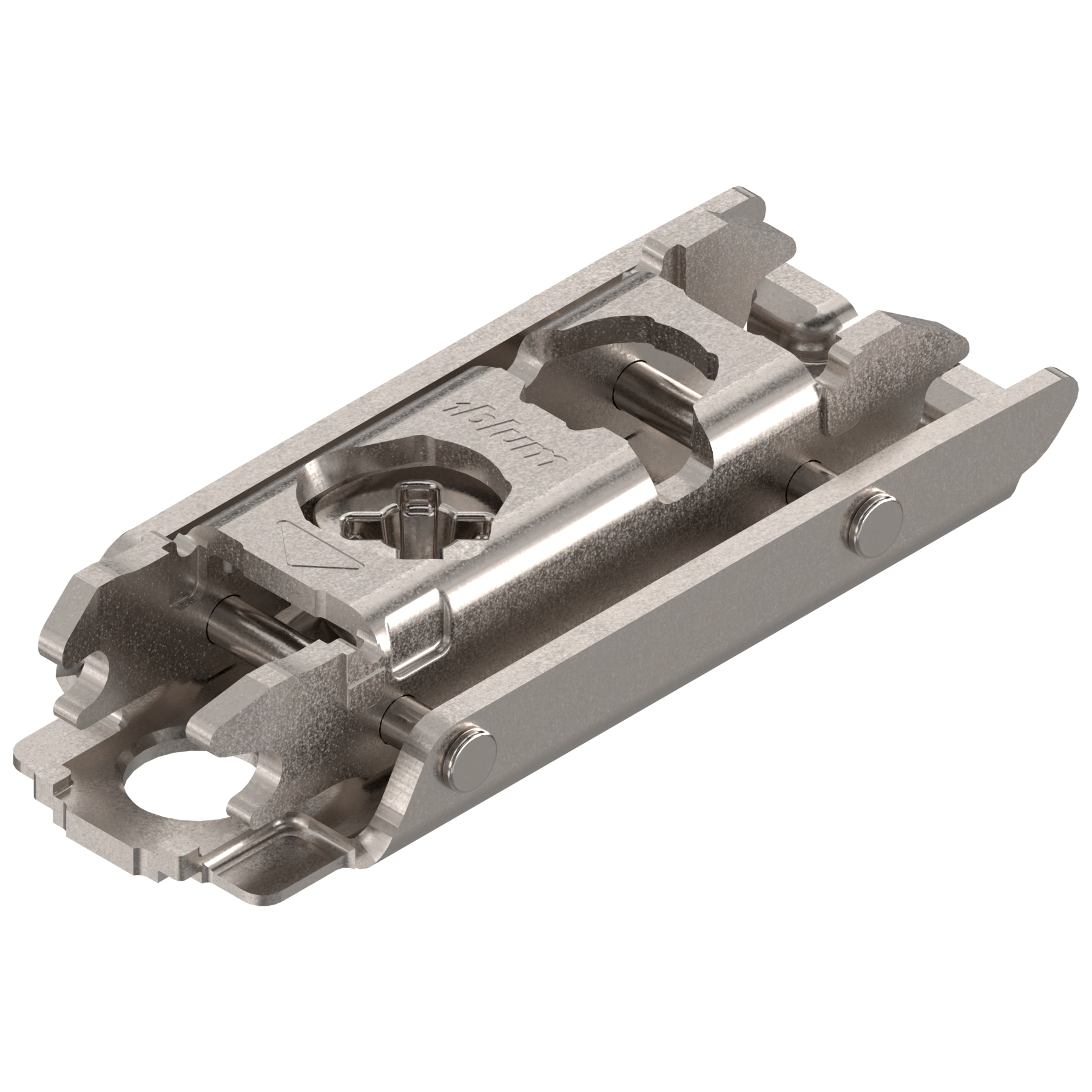 Blum Clip Top Mounting Plate - Cam Adjustable - Straight - Screw-on