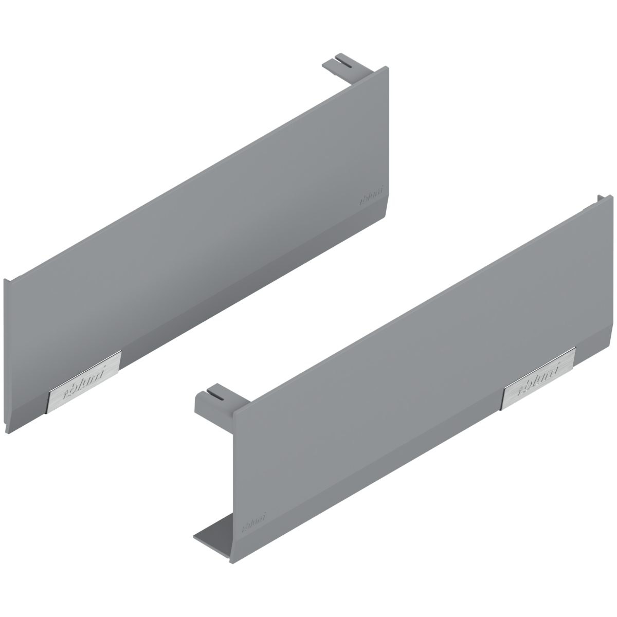 Blum Aventos Top Cover Cap Set - Suitable for HL/HF/HS Lift Systems - Light Grey