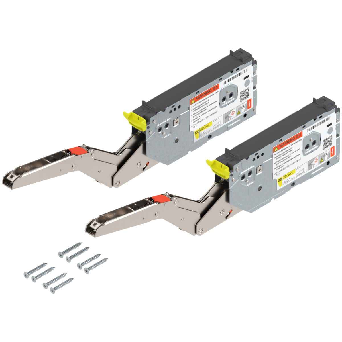 Blum Aventos HK Top Lift Mechanism - Tip-on - Power Factor 420-1610