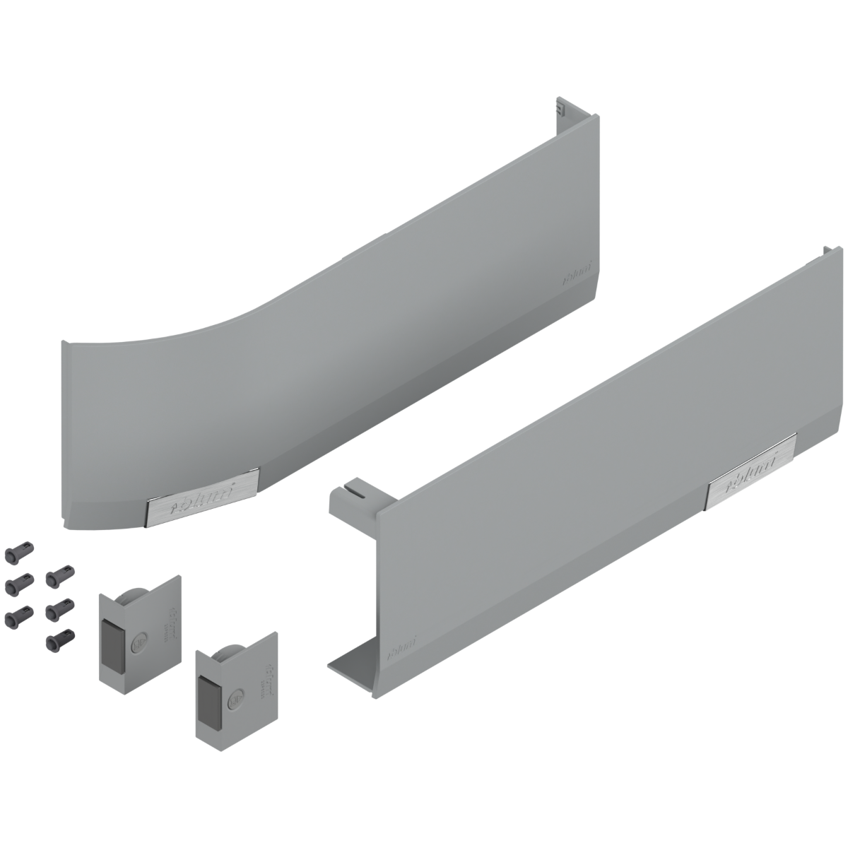 Blum Aventos Servo-Drive Cover Cap Set - For HL, HS and HF Top Lift System - Light Grey