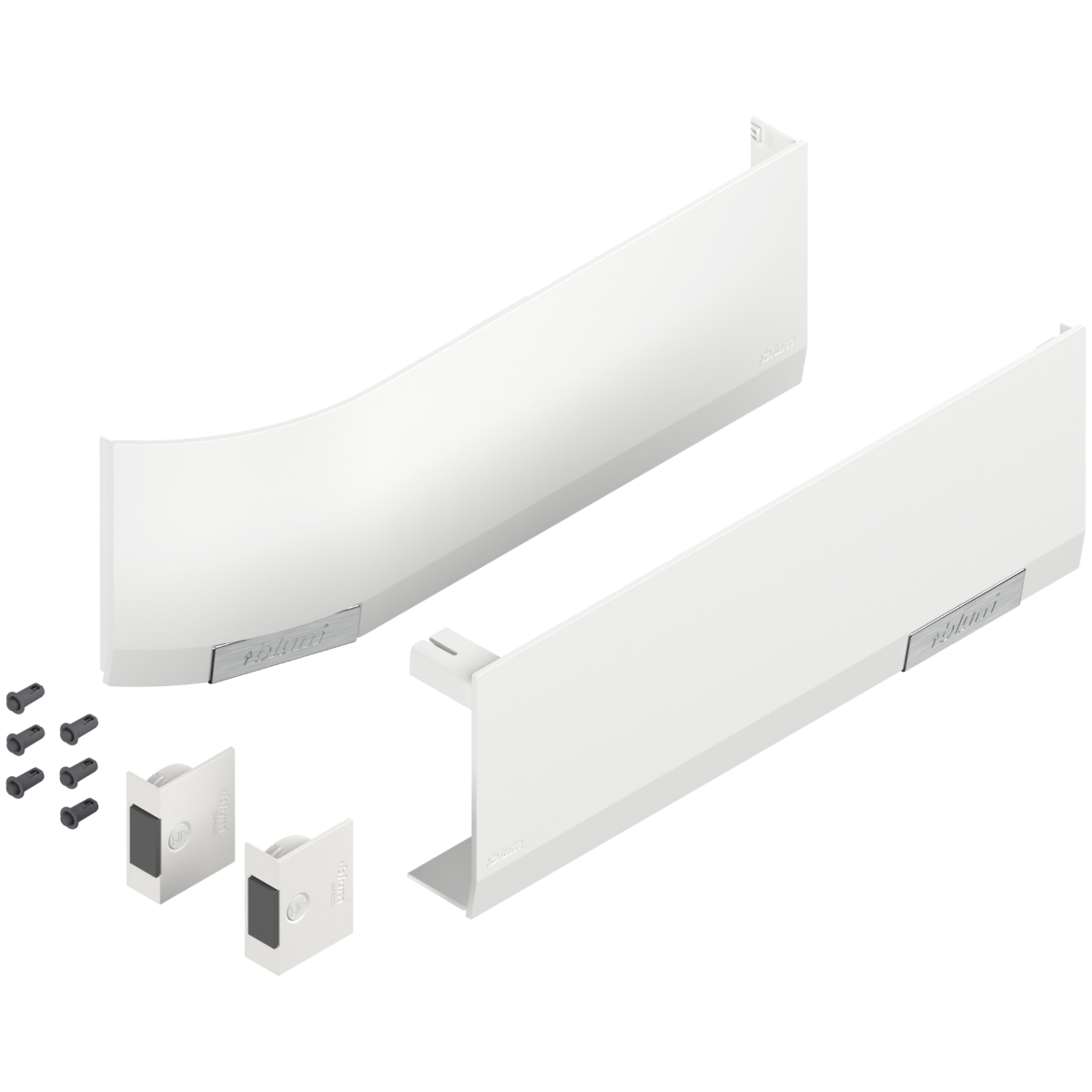 Blum Aventos Servo-Drive Cover Cap Set - For HL, HS and HS Top Lift Systems - Silk White