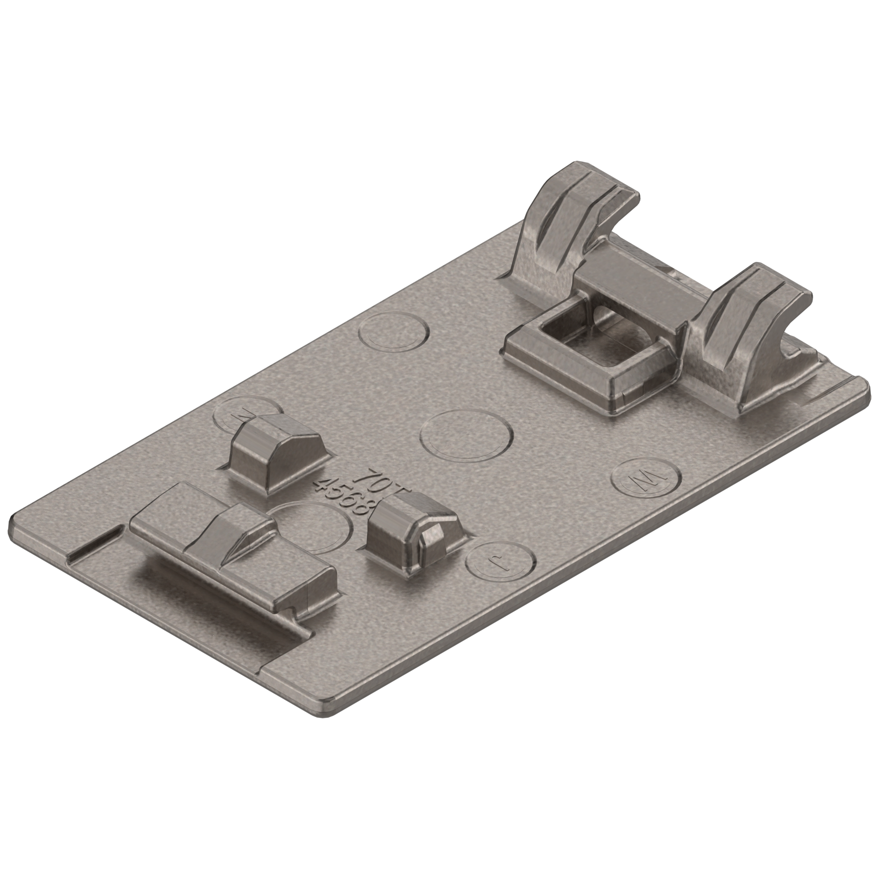 Blum Clip Top - Cristallo Adhesion Plate for Glass/Mirror