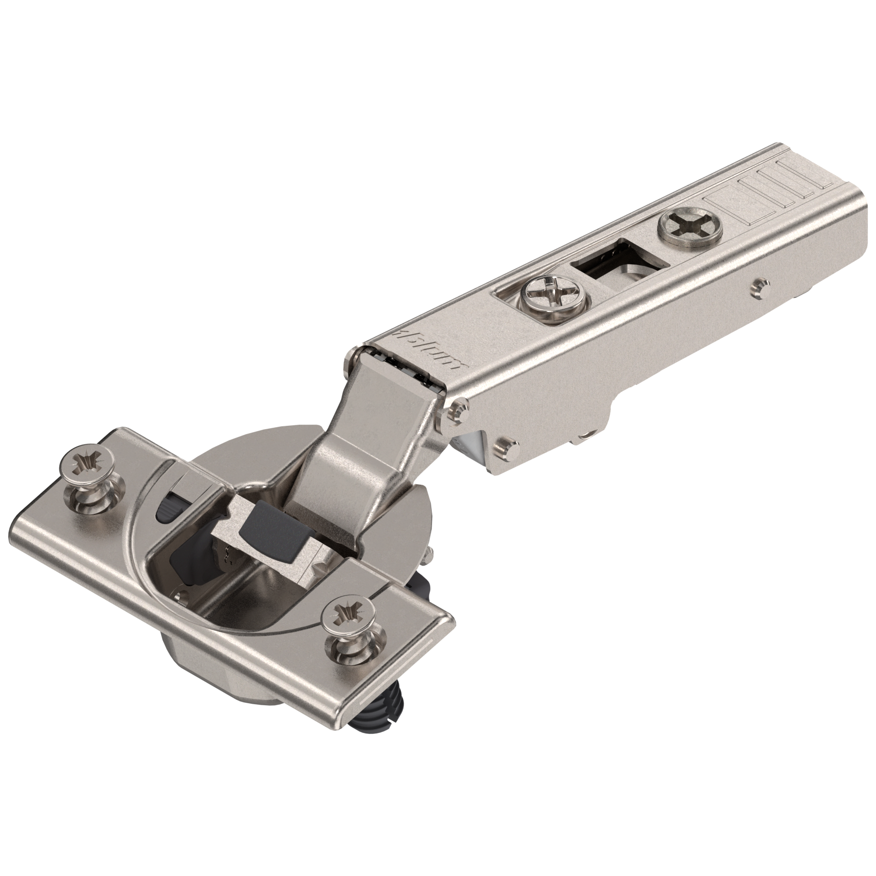 Blum Clip Top Hinge inc Blumotion - 110° - Expnado Boss - Overlay - Sprung - Nickel Plate