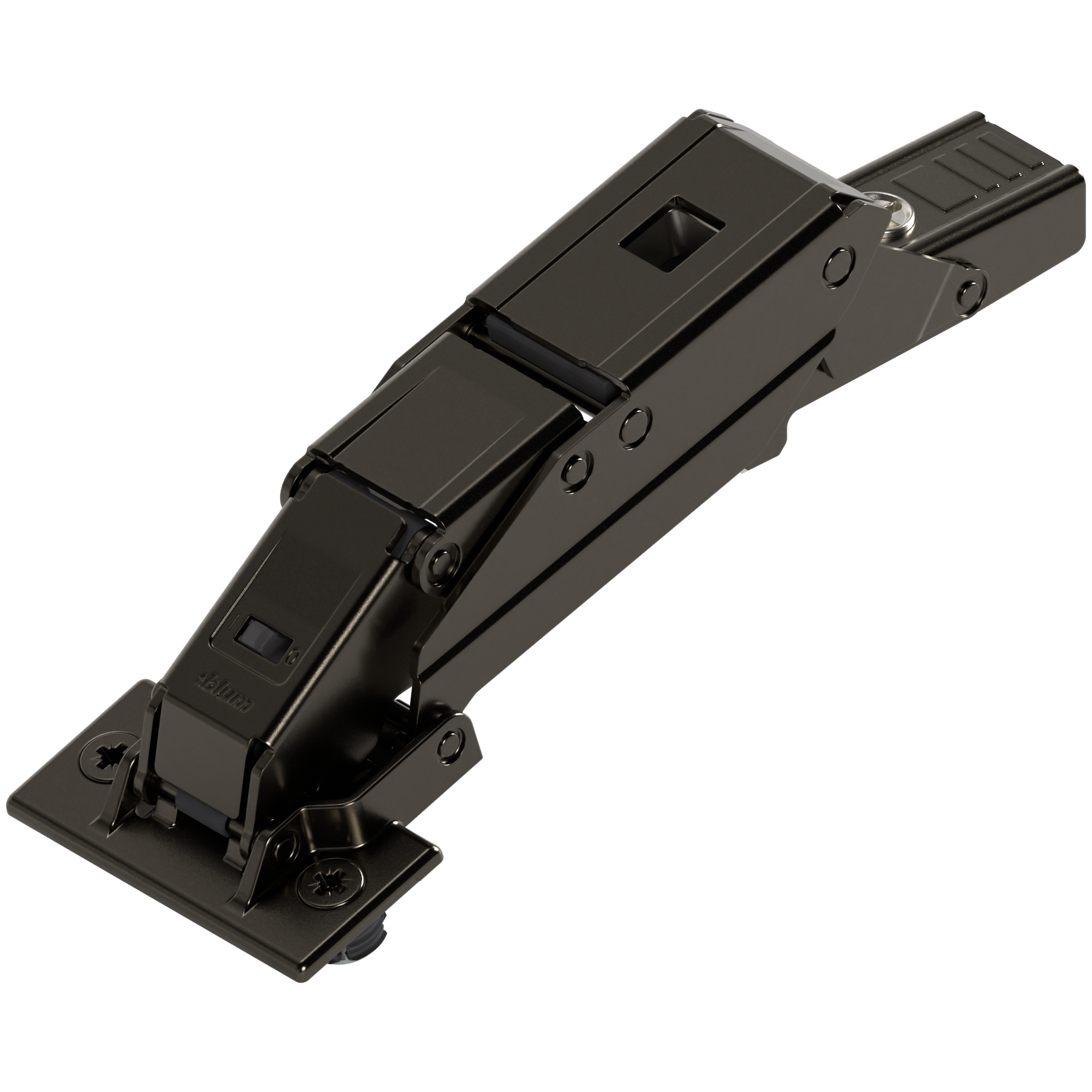 Blum Clip Top Hinge - 110° EXPANDO T Overlay BLUMOTION Sprung - Onyx Black