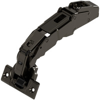 Blum Clip Top Hinge - 155° Nil Protrusion Half Overlay BLUMOTION Sprung - Onyx Black