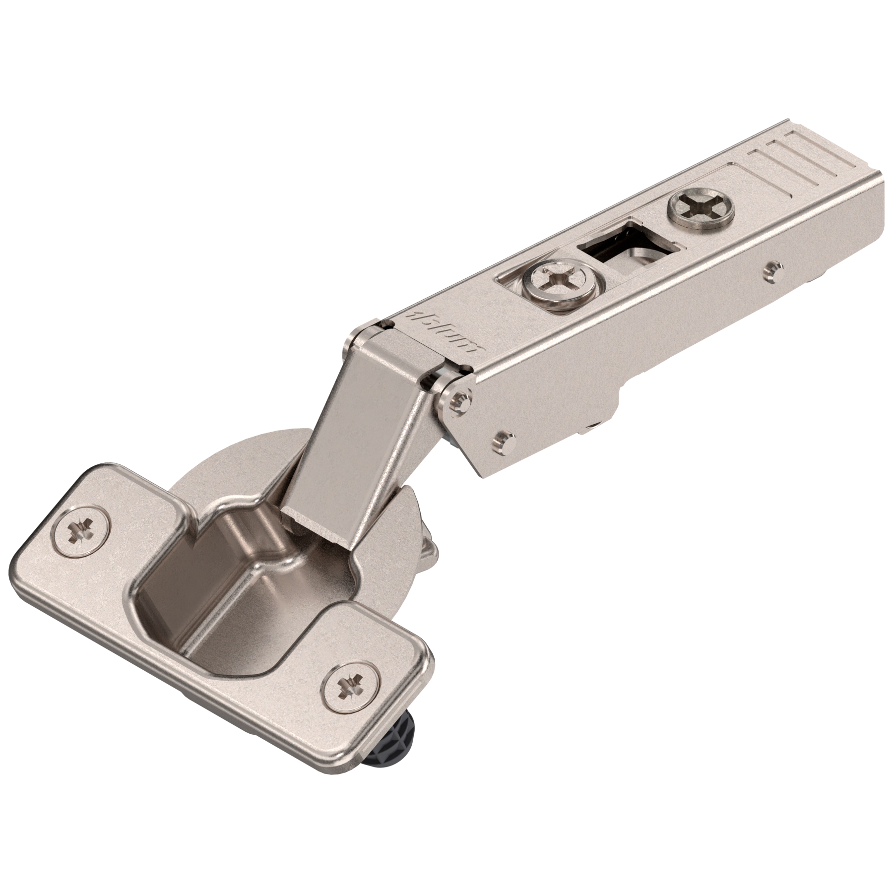 Clip Top 120° Hinge Knock-in Boss - Overlay Application - Sprung