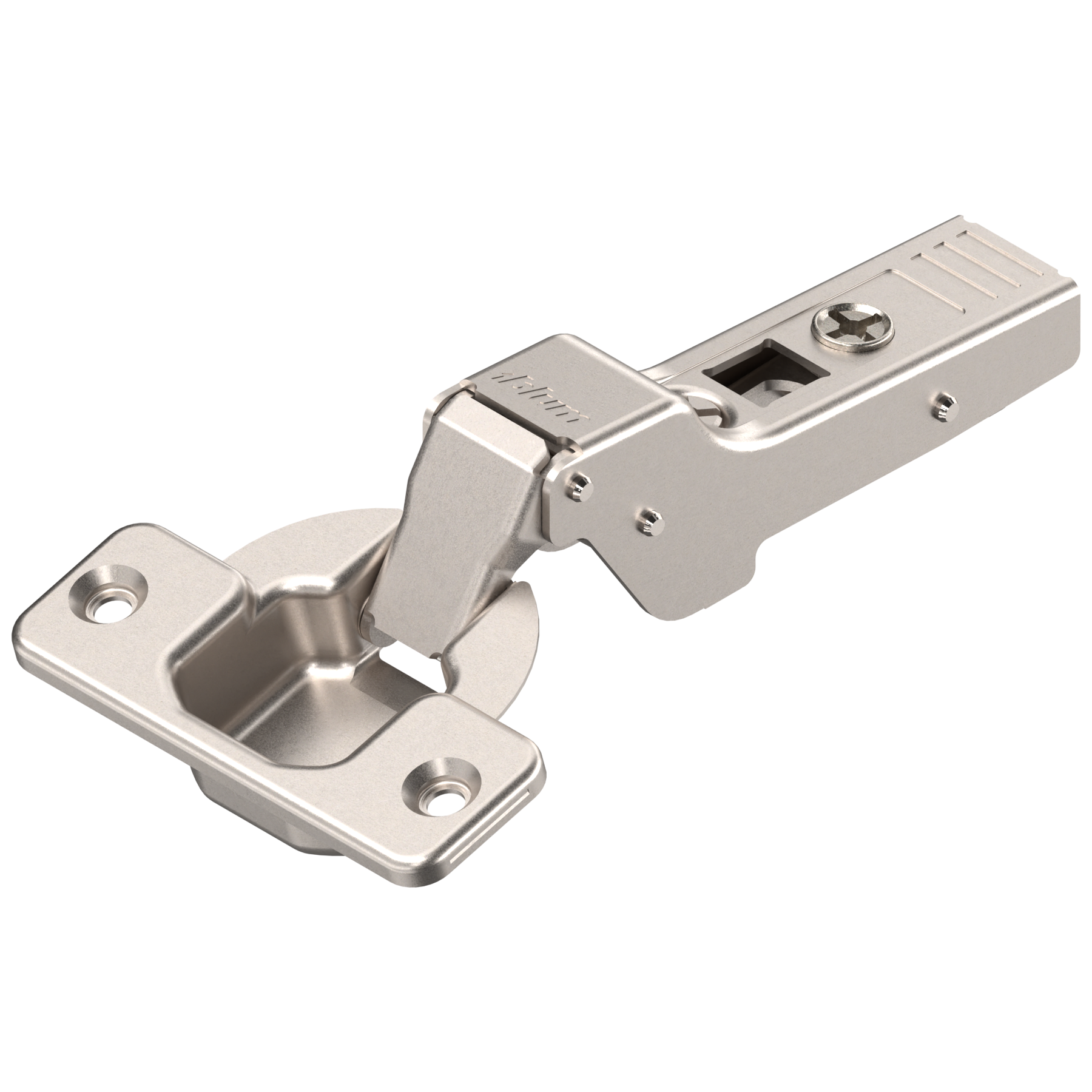 Blum Clip Top Hinge - 107° - Screw-on Boss - Dual Application - Unsprung - Nickel Plate