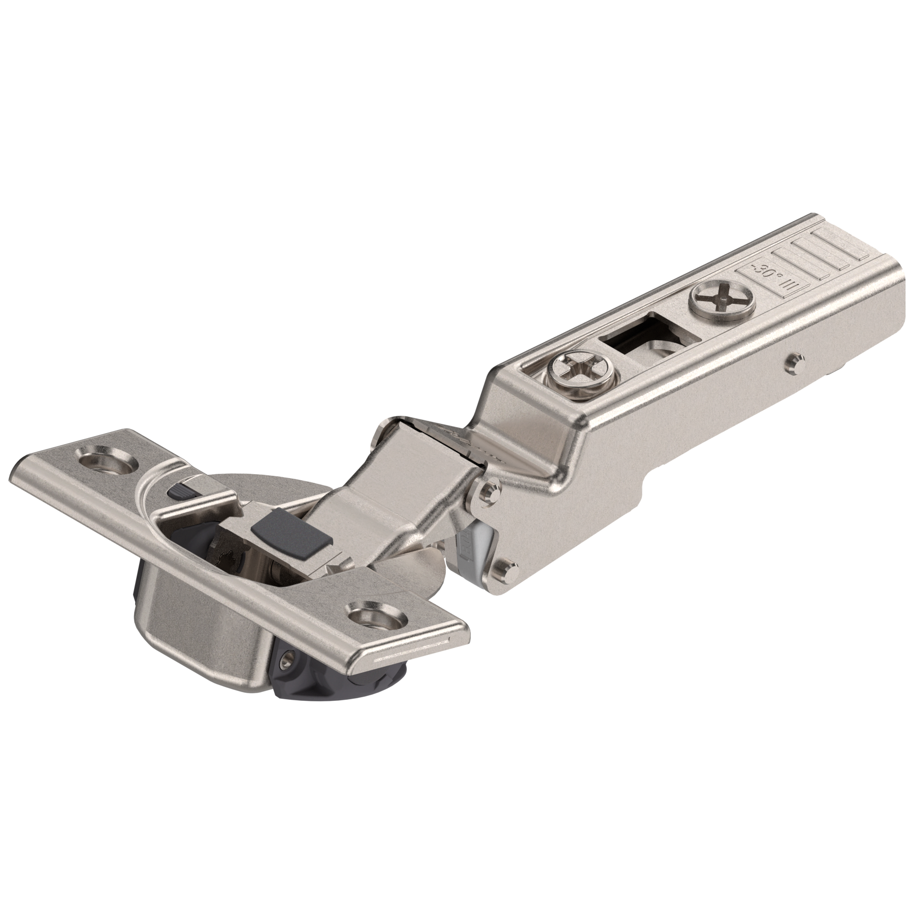 Blum Clip Top Hinge II - 30° Overlay BLUMOTION Sprung - Nickel