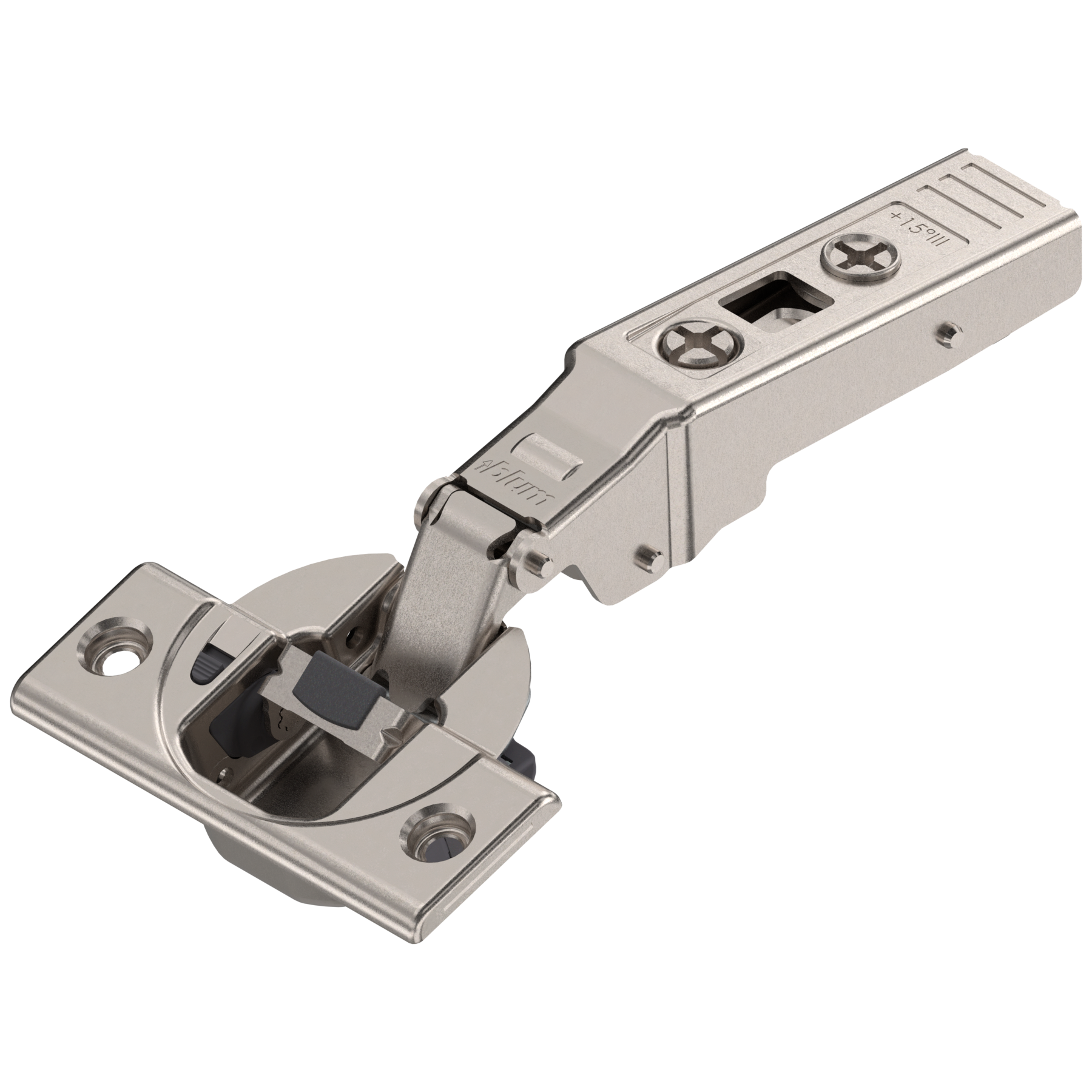 Blum Clip Top Hinge III - 15° Overlay BLUMOTION Sprung - Nickel