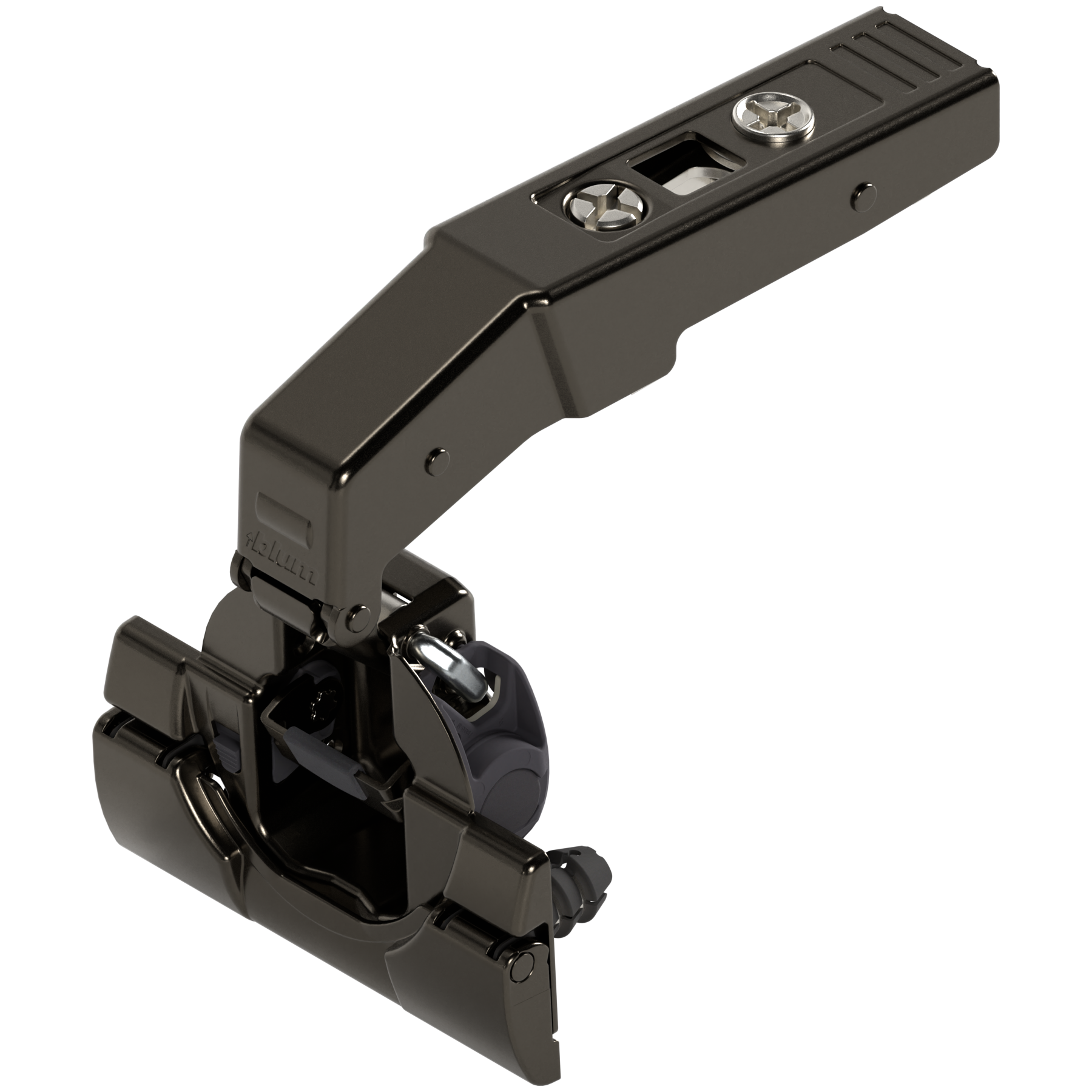 Blum Clip Top Hinge - 95° Blind Corner Inset BLUMOTION Sprung - Onyx Black