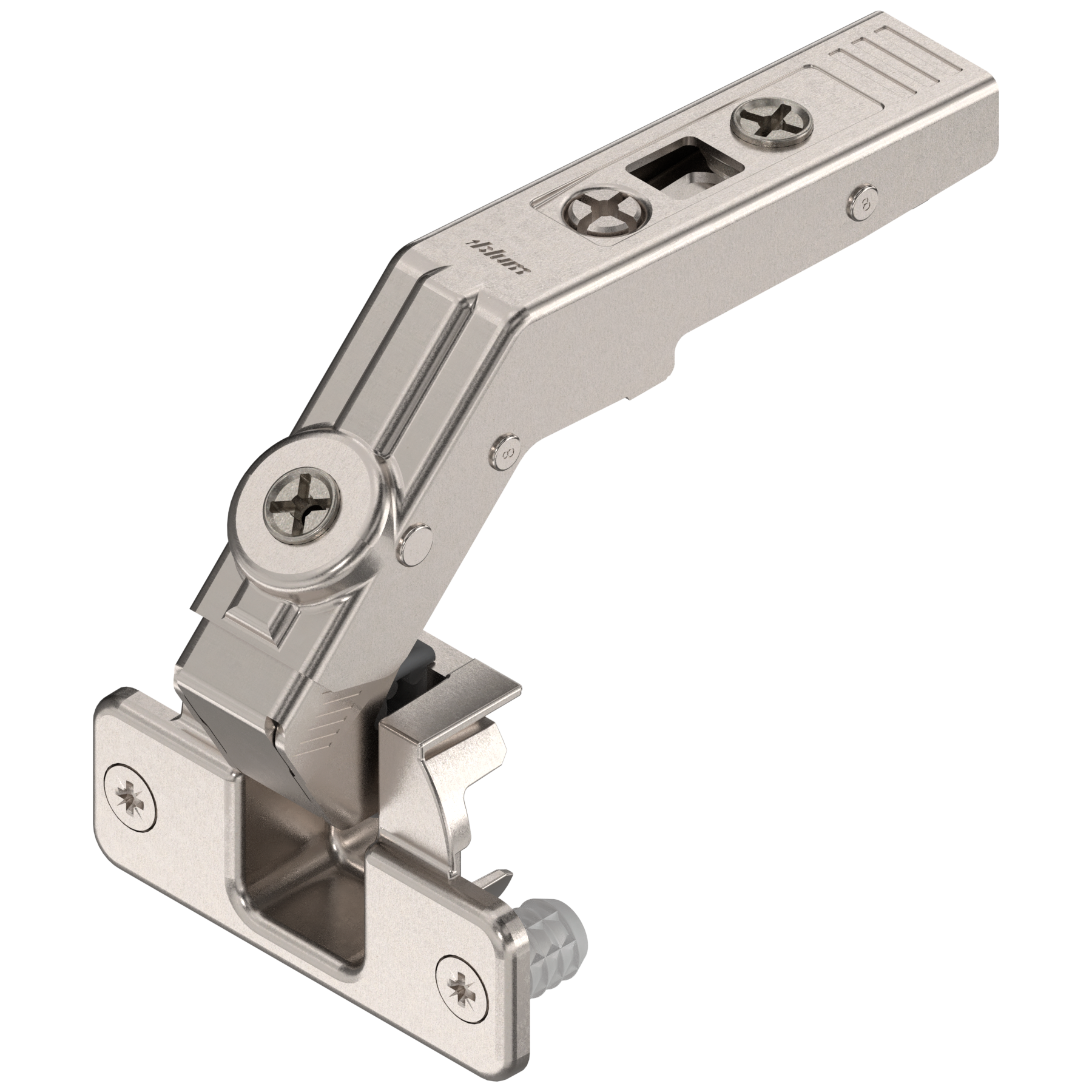 Blum Clip Top Hinge - 60° Overlay  Sprung - Nickel 