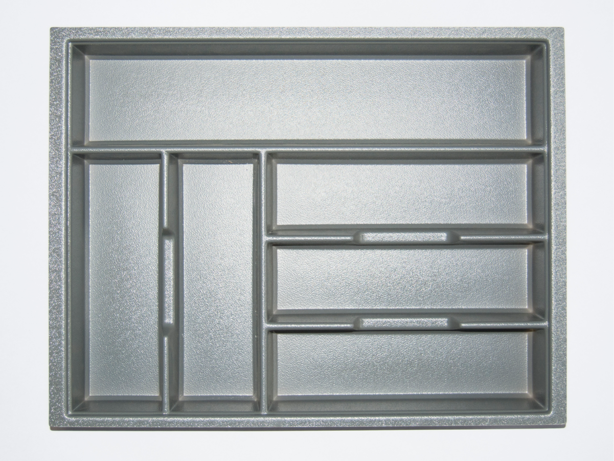 Blum Tandembox Cutlery Tray Insert - Metallic Silver - 500mm Depth
