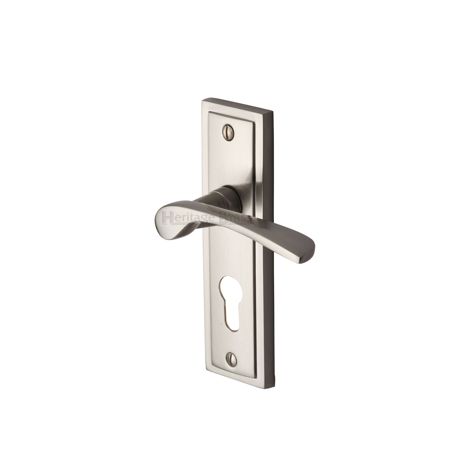 Project Hardware Door Handle for Euro Profile Plate Boston Design