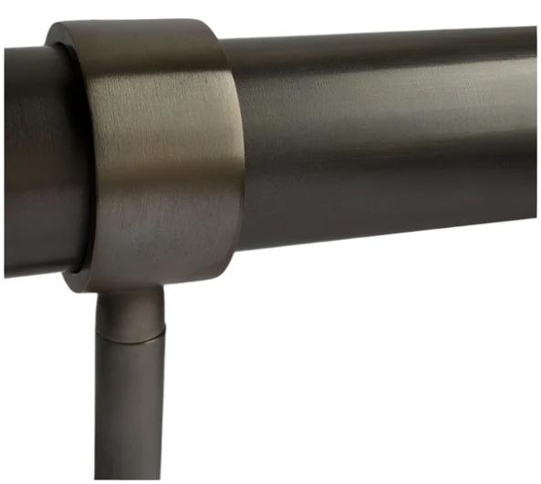 Premium Solid Brass Tube - 25mm Diameter Ø - Aztec Bronze Light (Price Per Metre)