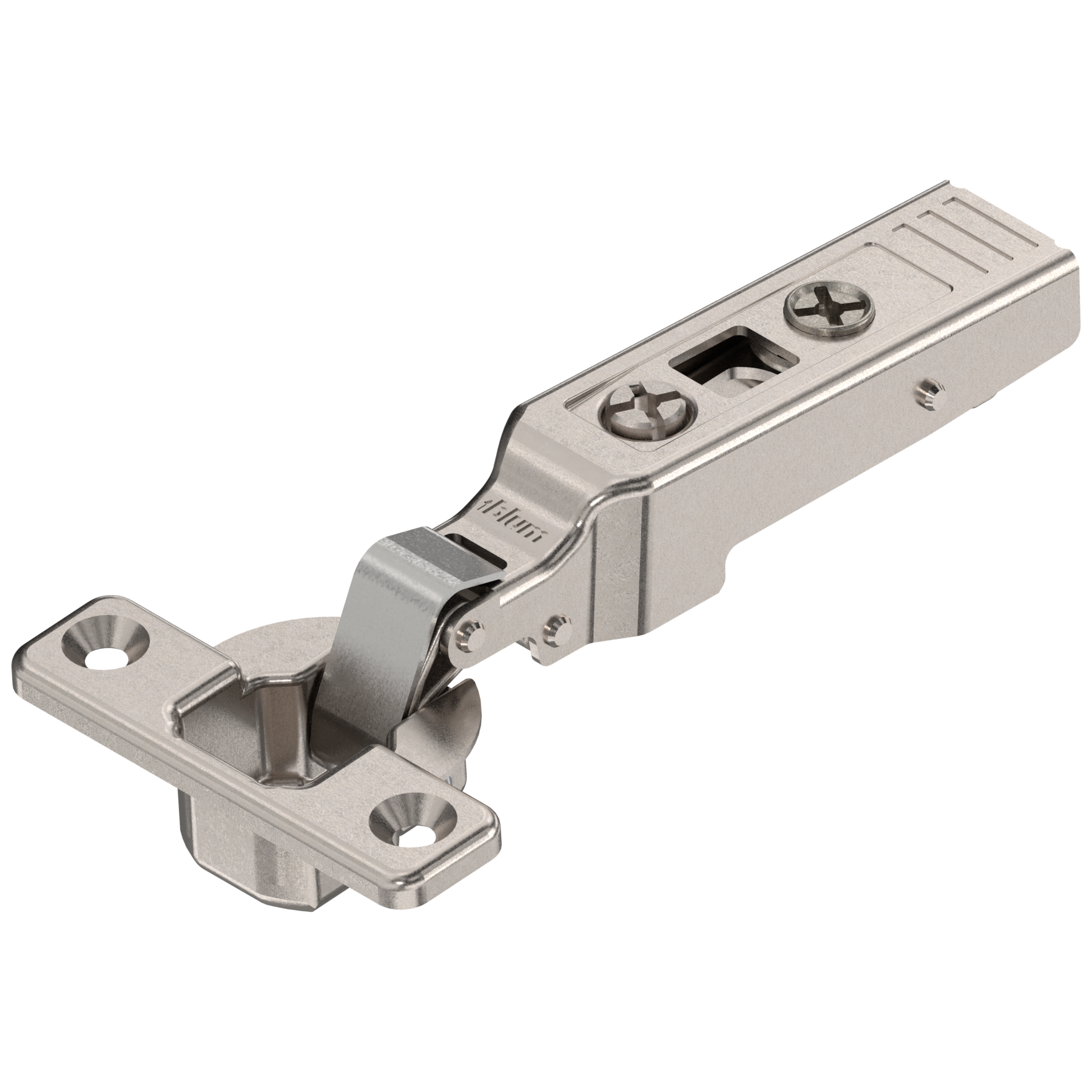 Blum CLIP top MINI Hinge - 94° Overlay Sprung - Nickel