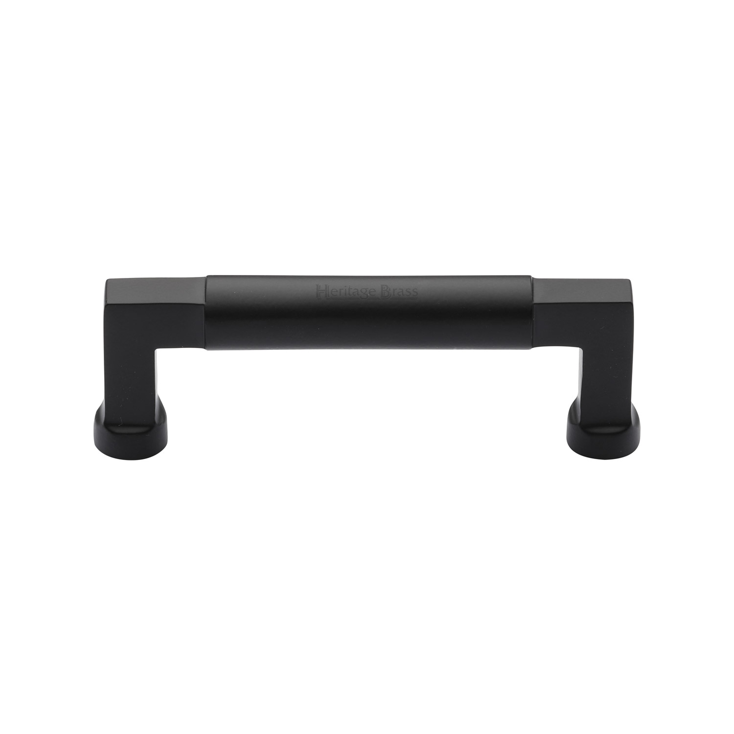 Heritage Brass Cabinet Pull Bauhaus Design 101mm c/c