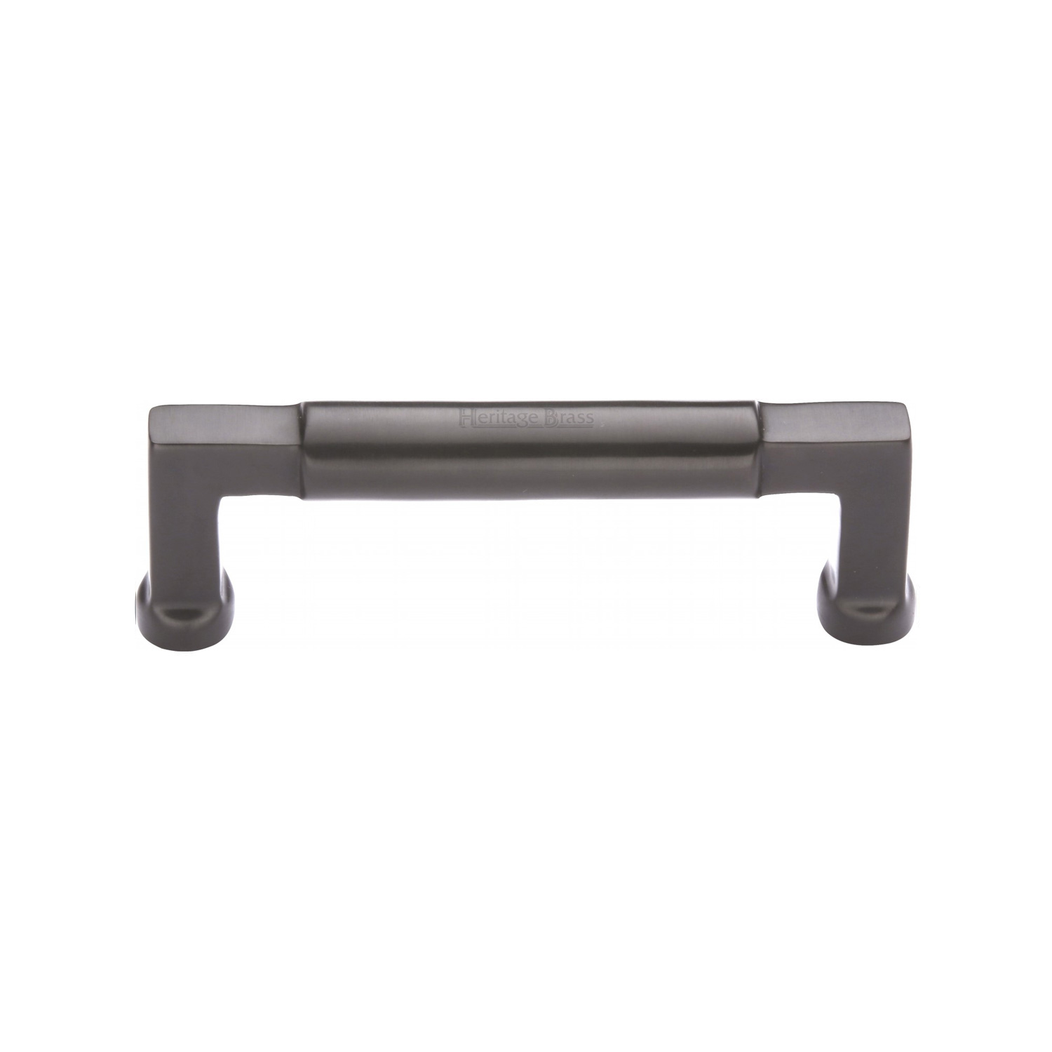 Heritage Brass Cabinet Pull Bauhaus Design 101mm c/c