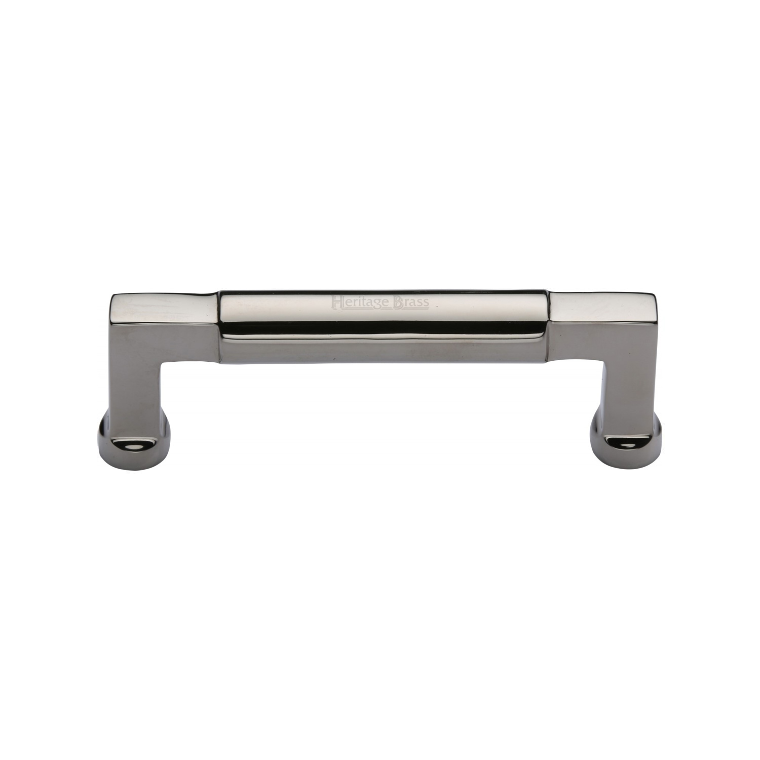 Heritage Brass Cabinet Pull Bauhaus Design 101mm c/c