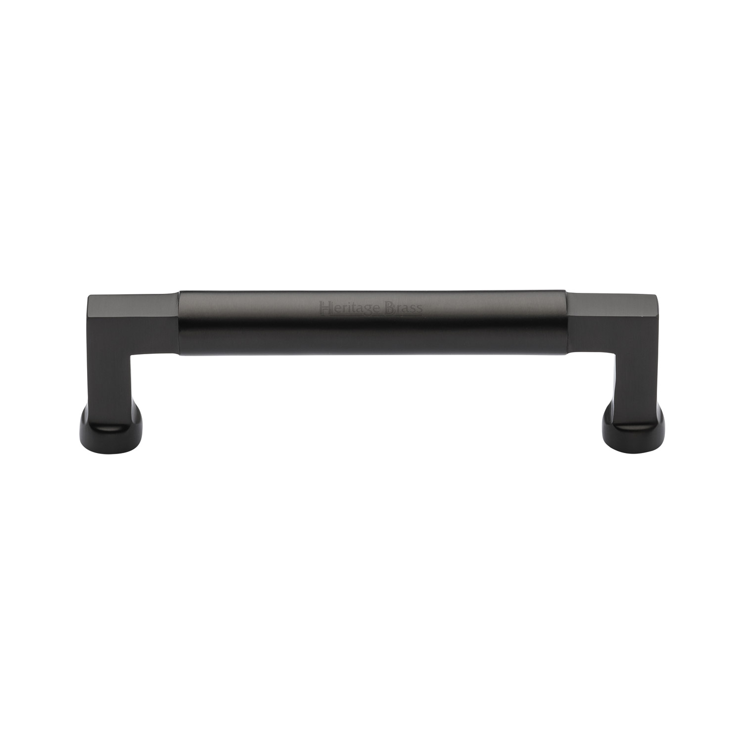 Heritage Brass Cabinet Pull Bauhaus Design 128mm c/c