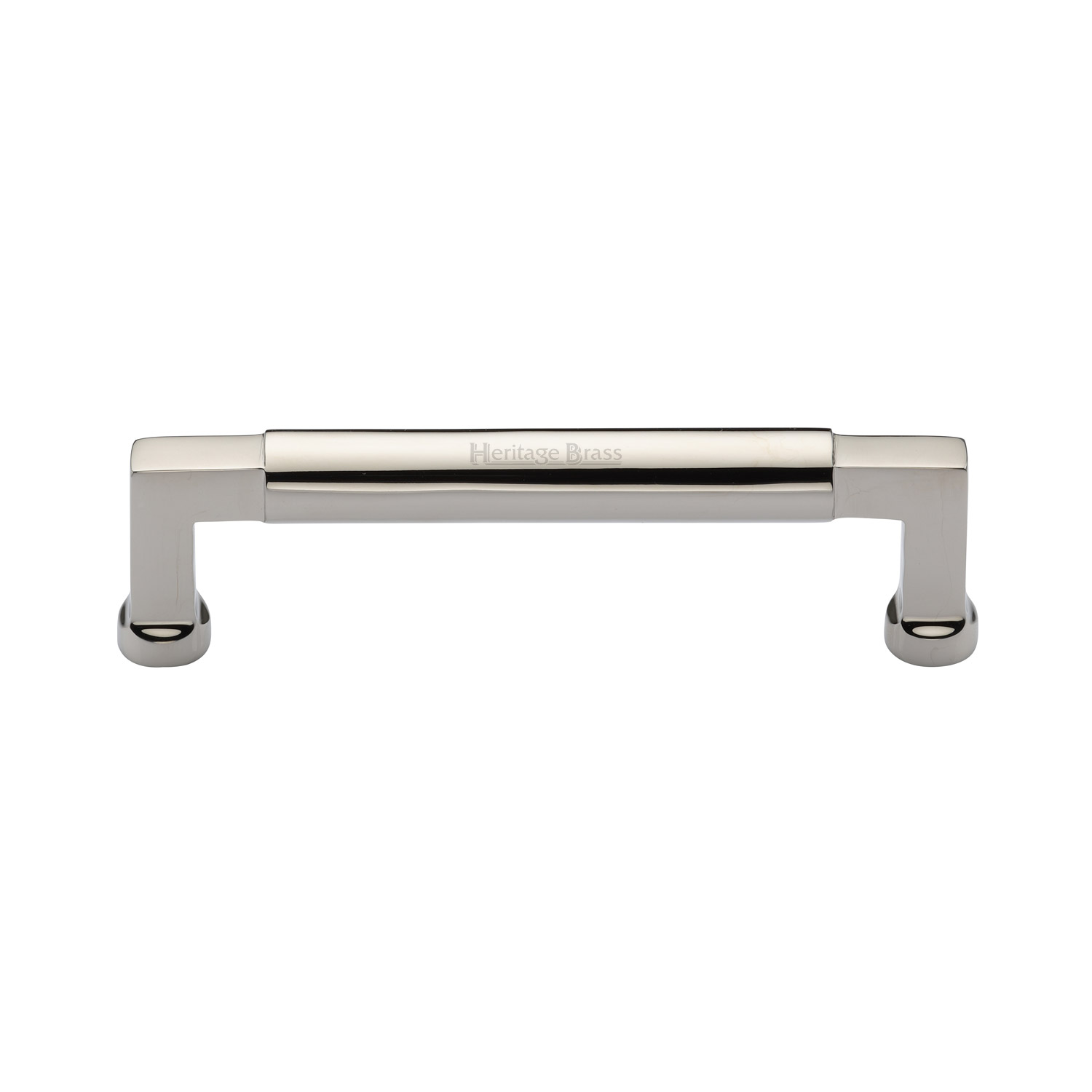 Heritage Brass Cabinet Pull Bauhaus Design 128mm c/c