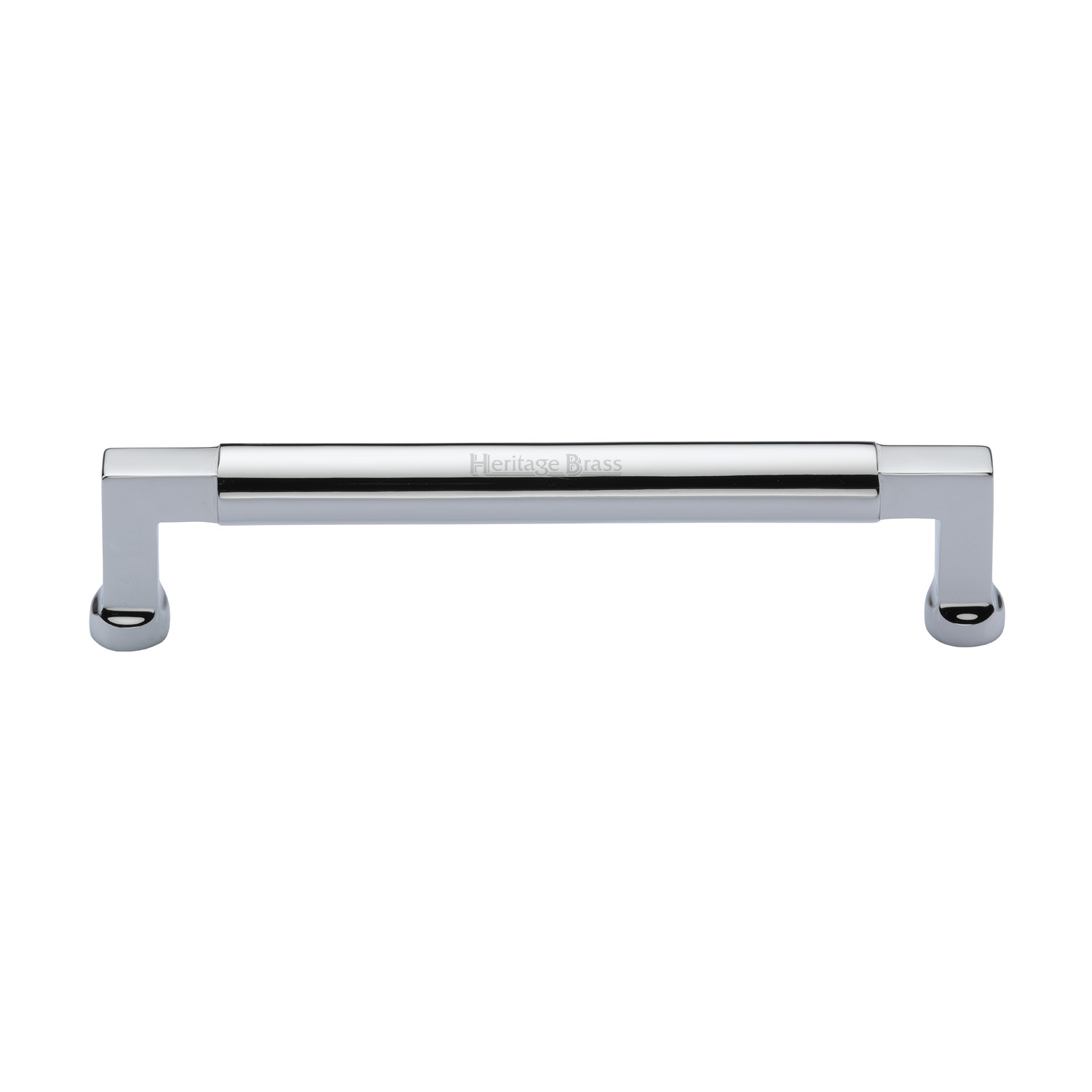 Heritage Brass Cabinet Pull Bauhaus Design 160mm c/c