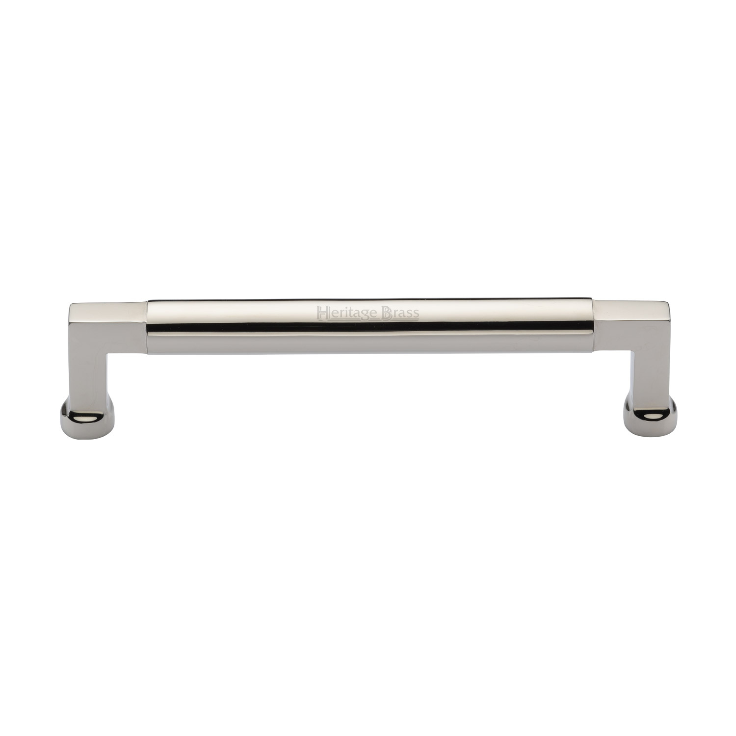 Heritage Brass Cabinet Pull Bauhaus Design 160mm c/c