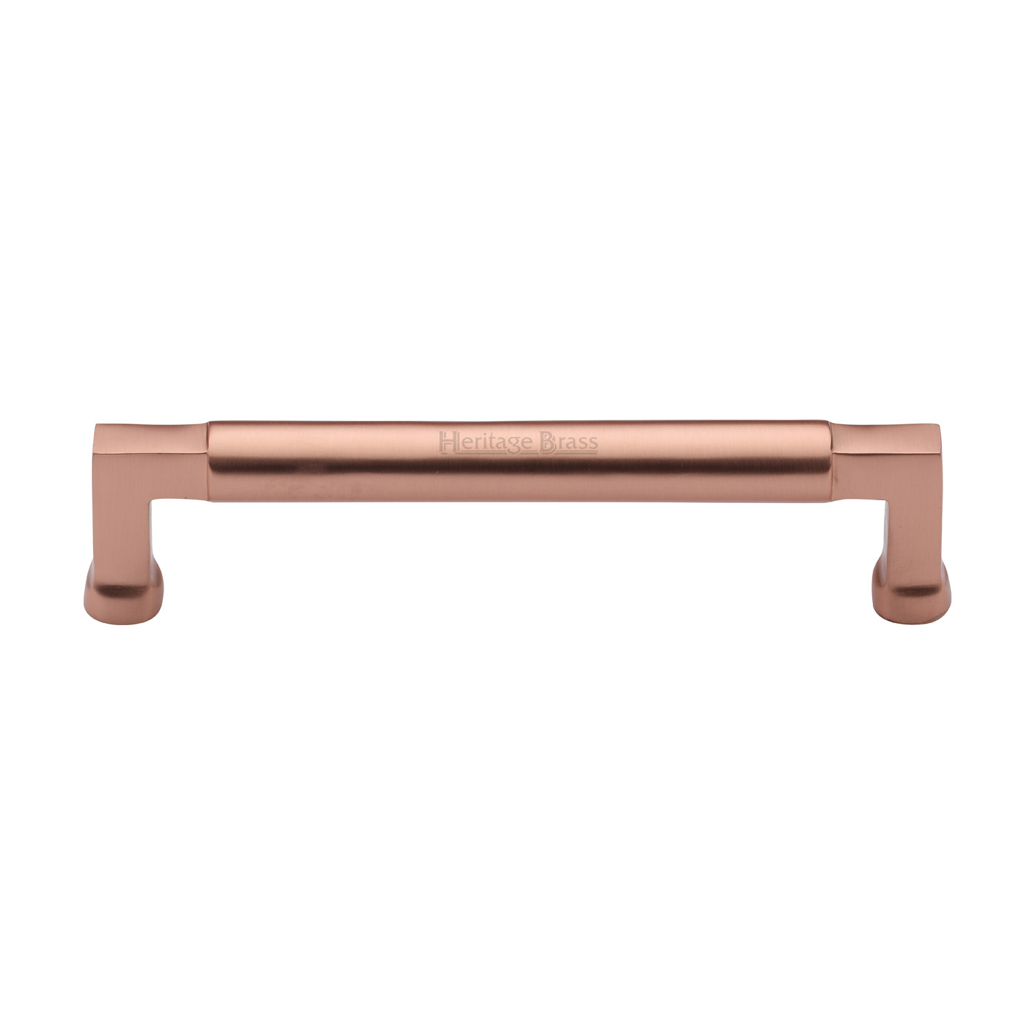 Heritage Brass Cabinet Pull Bauhaus Design 160mm c/c