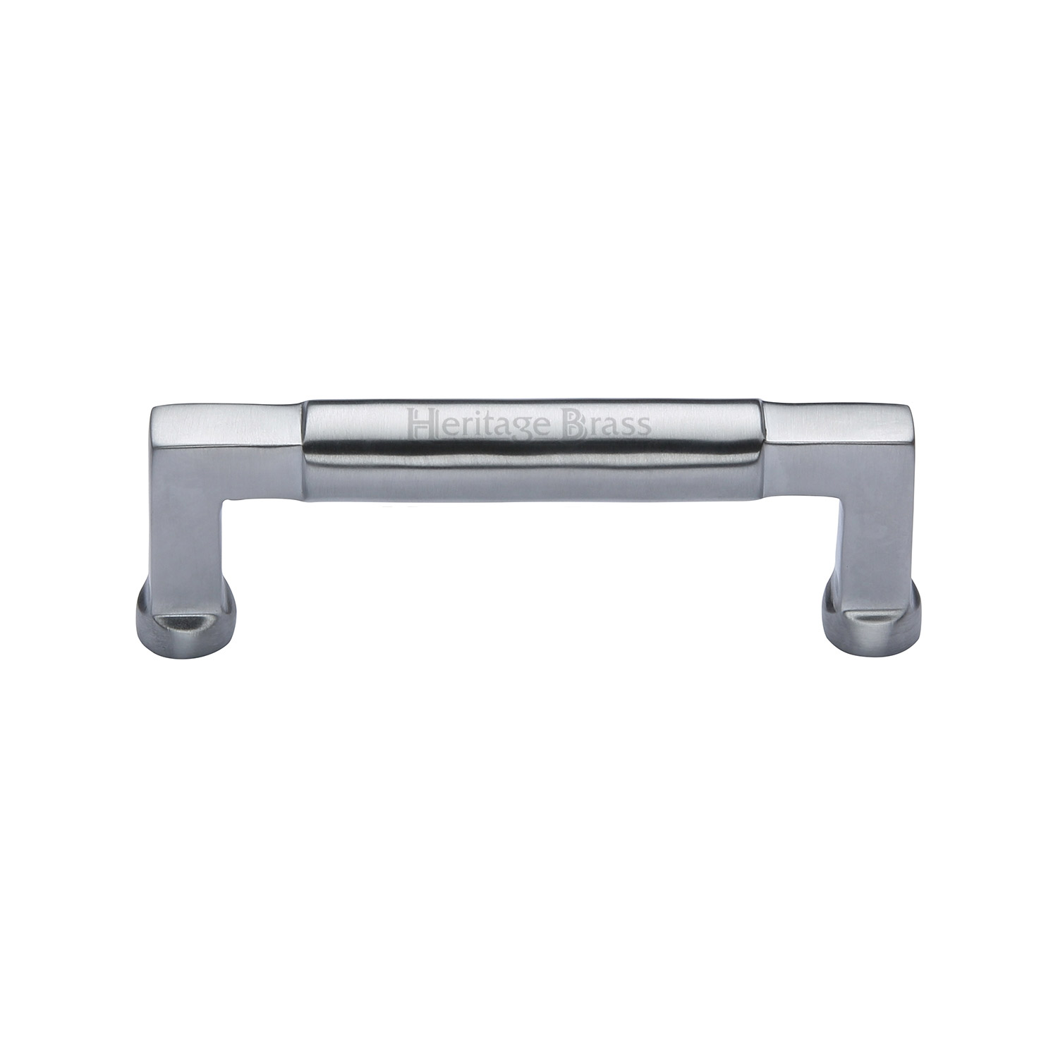 Heritage Brass Cabinet Pull Bauhaus Design 203mm c/c