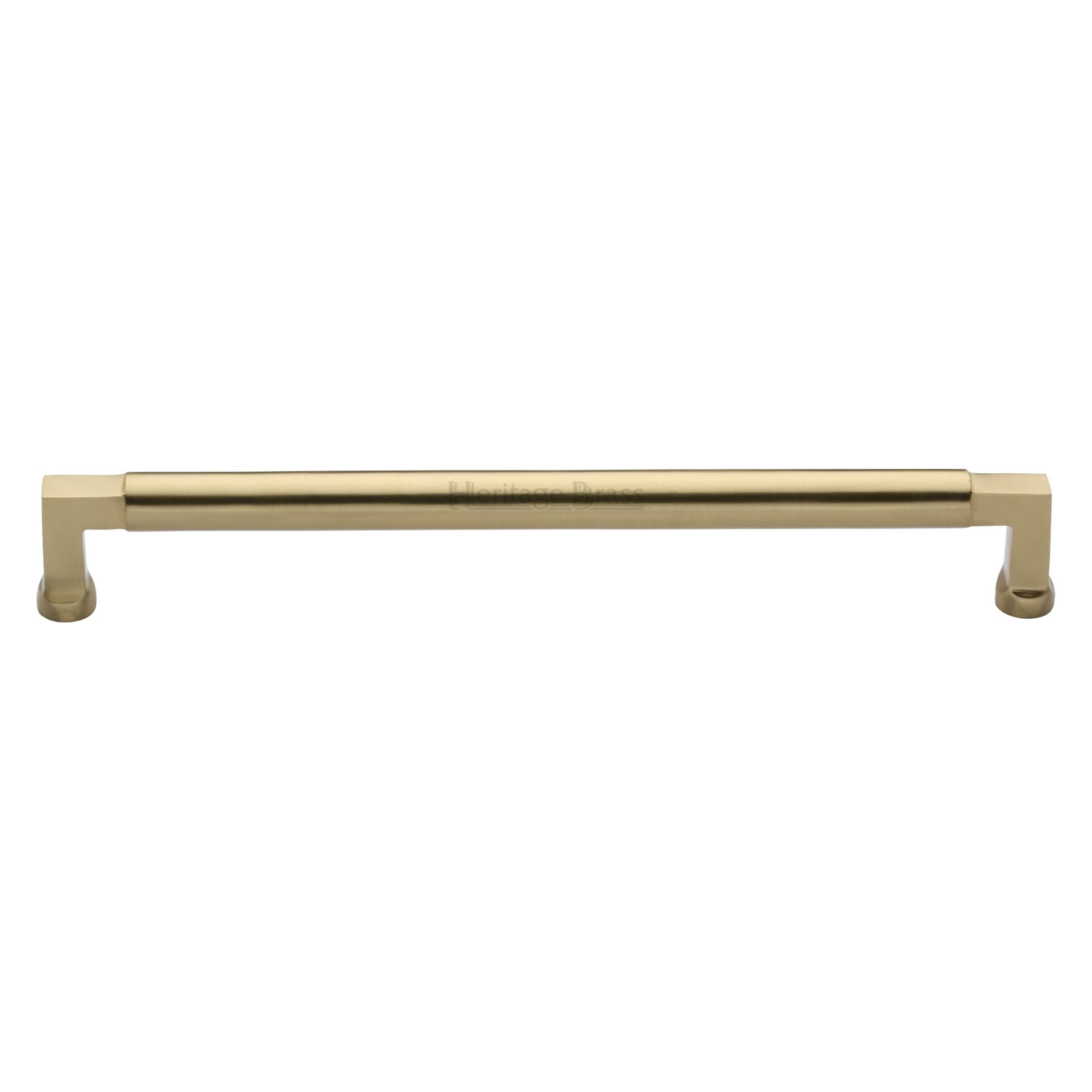 Heritage Brass Cabinet Pull Bauhaus Design 254mm c/c
