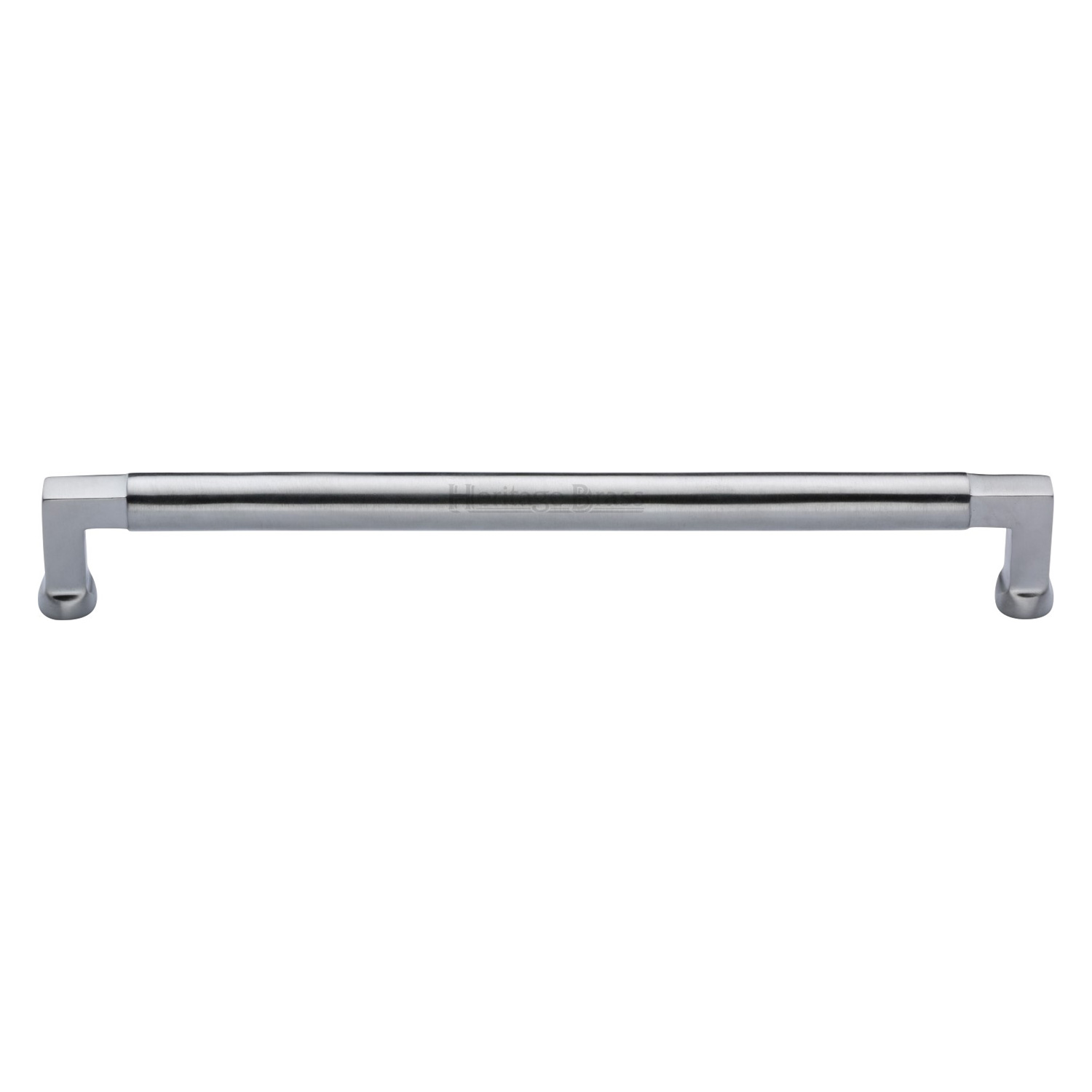 Heritage Brass Cabinet Pull Bauhaus Design 254mm c/c